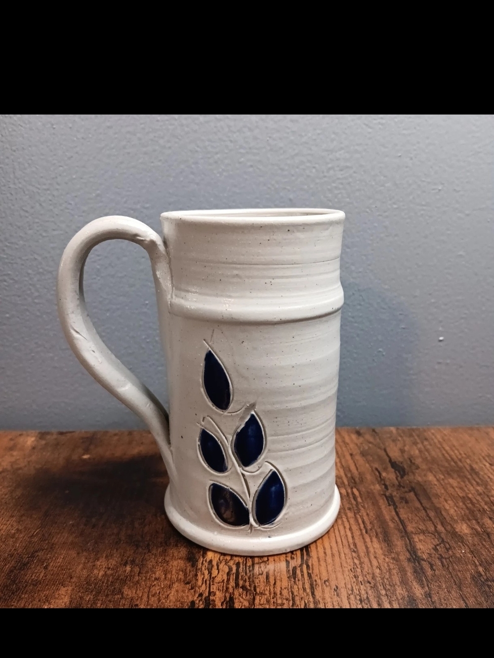 Vintage Williamsburg Pottery Salt Glazed Mug